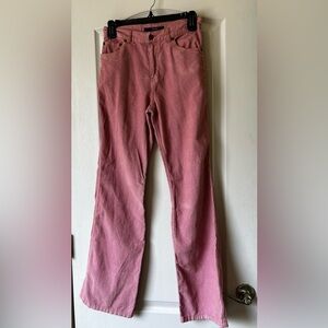 Mauigirl Pink Flare Corduroys size 2